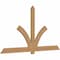 Ekena Millwork Redmond Smooth Timber Gable Bracket, Western Red Cedar, 96"W x 52"H x 1 1/2"D x 5 1/2"F, 13/12 Pitch GBW096X52X0206RED00SWR - alternate 5